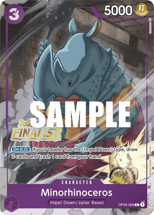 Minorhinoceros (Online Regional 2023) [Finalist] [One Piece Promotion Cards] | Deep Dive Games St. Marys