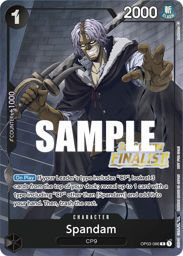 Spandam (Online Regional 2023) [Finalist] [One Piece Promotion Cards] | Deep Dive Games St. Marys