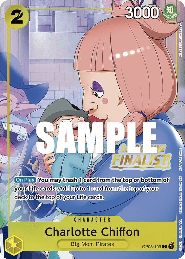 Charlotte Chiffon (Online Regional 2023) [Finalist] [One Piece Promotion Cards] | Deep Dive Games St. Marys