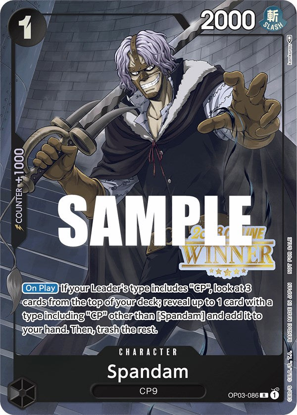 Spandam (Online Regional 2023) [Winner] [One Piece Promotion Cards] | Deep Dive Games St. Marys