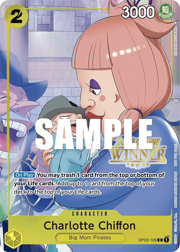 Charlotte Chiffon (Online Regional 2023) [Winner] [One Piece Promotion Cards] | Deep Dive Games St. Marys