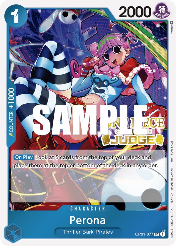 Perona (Judge Pack Vol. 2) [One Piece Promotion Cards] | Deep Dive Games St. Marys