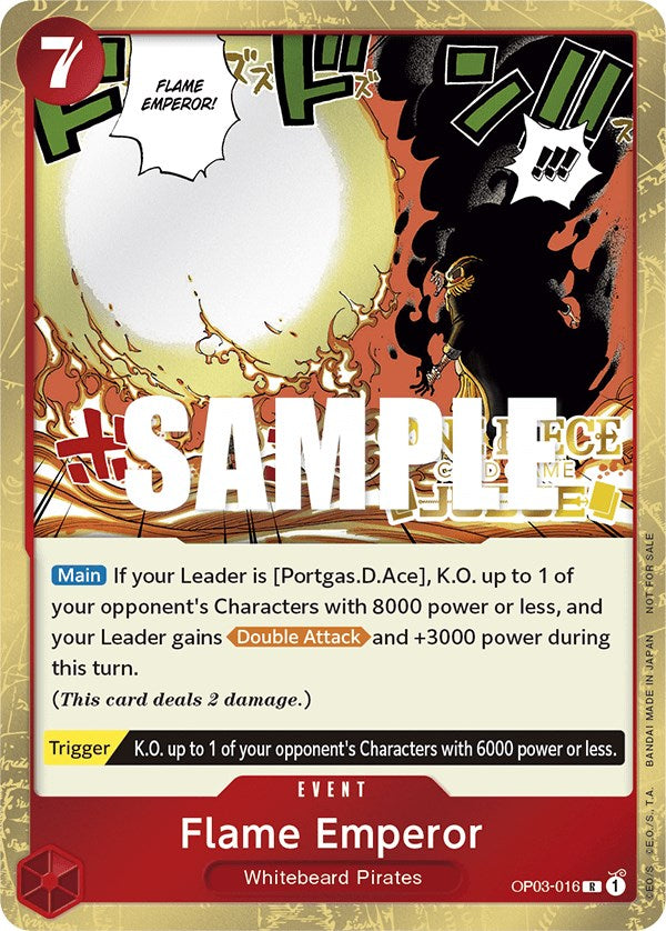 Flame Emperor (Judge Pack Vol. 2) [One Piece Promotion Cards] | Deep Dive Games St. Marys
