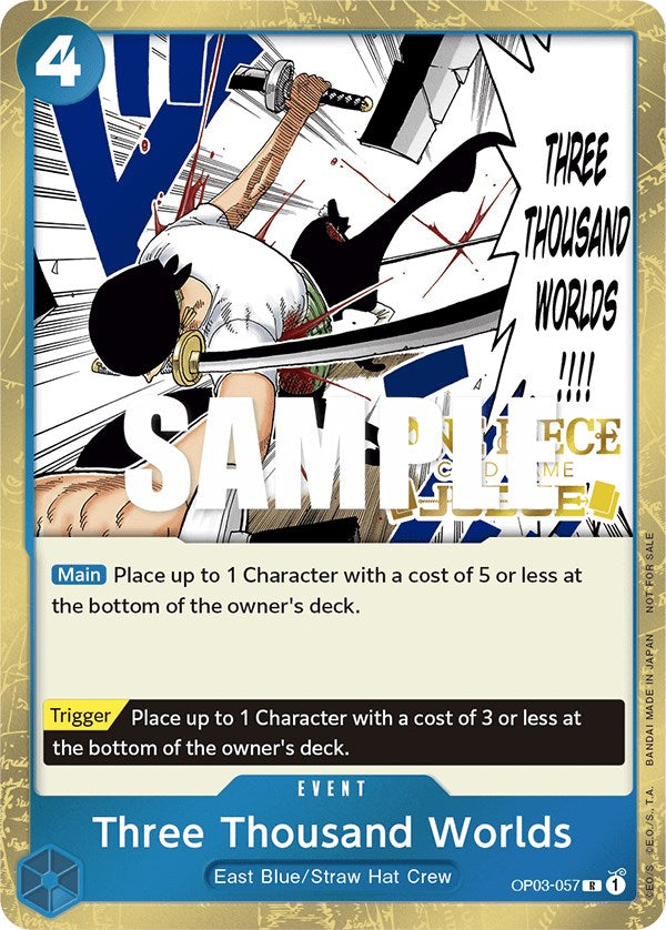 Three Thousand Worlds (Judge Pack Vol. 2) [One Piece Promotion Cards] | Deep Dive Games St. Marys