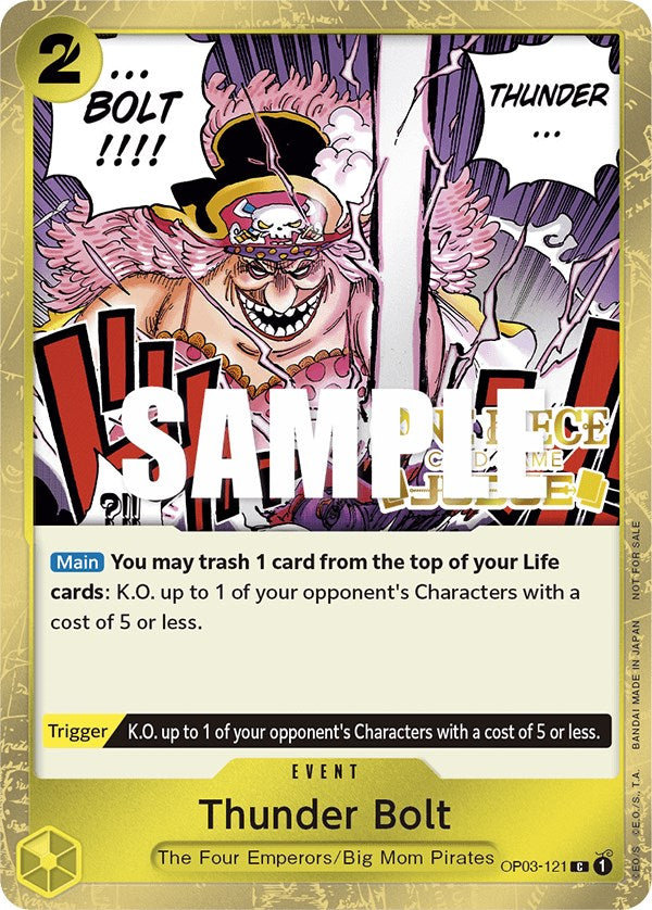 Thunder Bolt (Judge Pack Vol. 2) [One Piece Promotion Cards] | Deep Dive Games St. Marys