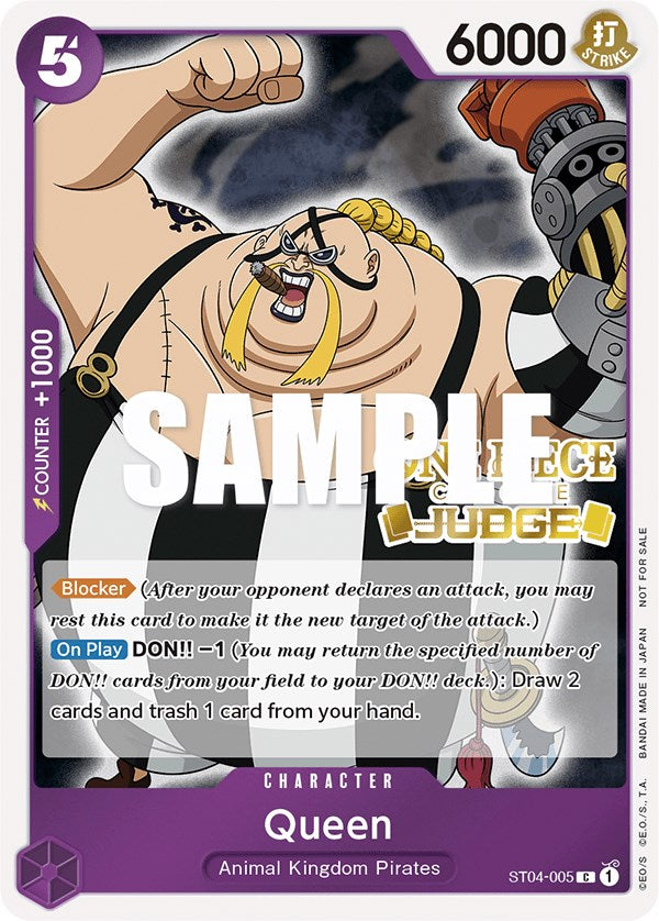 Queen (Judge Pack Vol. 2) [One Piece Promotion Cards] | Deep Dive Games St. Marys