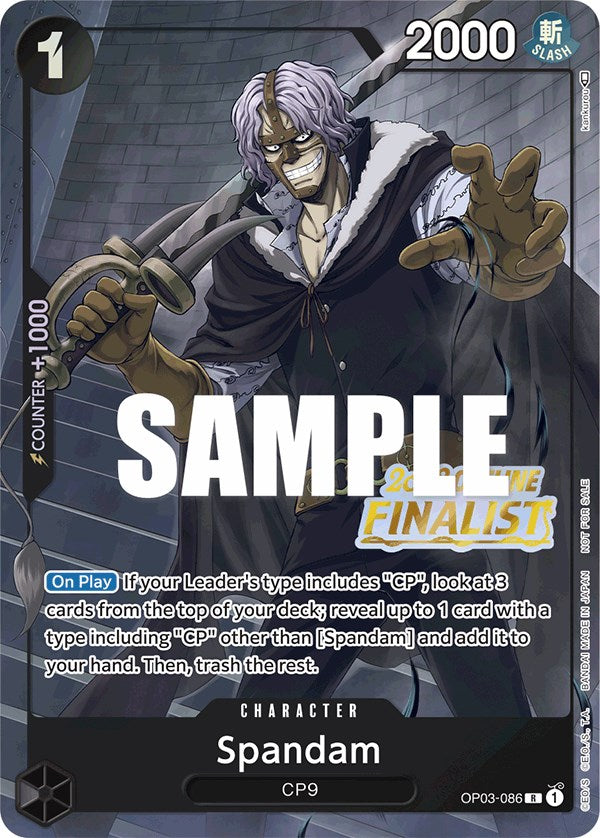 Spandam (Offline Regional 2023) [Finalist] [One Piece Promotion Cards] | Deep Dive Games St. Marys