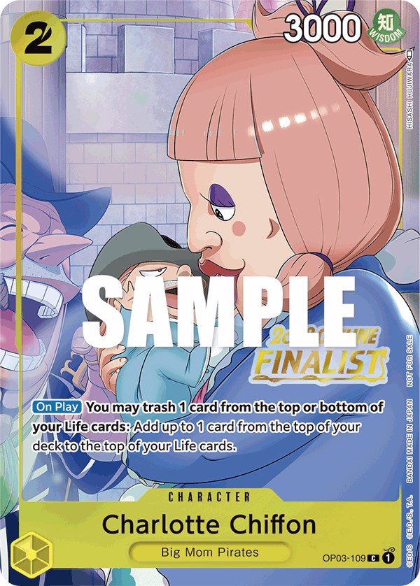 Charlotte Chiffon (Offline Regional 2023) [Finalist] [One Piece Promotion Cards] | Deep Dive Games St. Marys