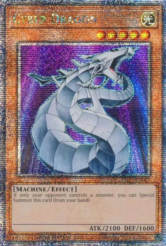 Cyber Dragon [TN23-EN005] Quarter Century Secret Rare | Deep Dive Games St. Marys