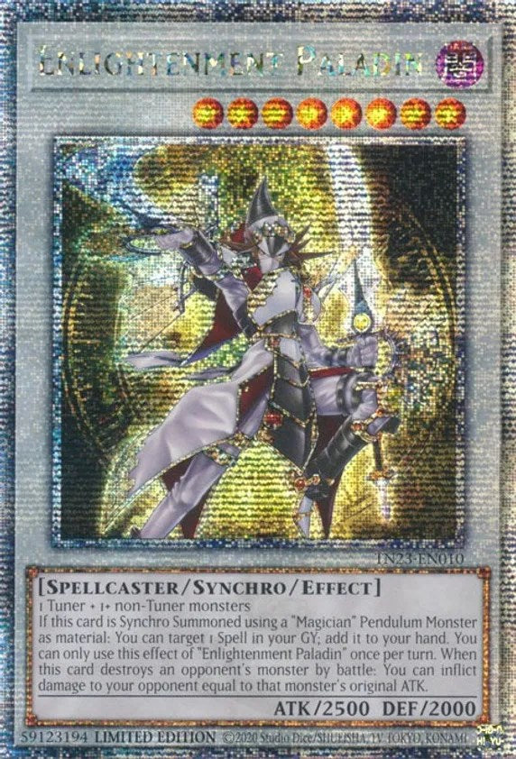 Enlightenment Paladin [TN23-EN010] Quarter Century Secret Rare | Deep Dive Games St. Marys