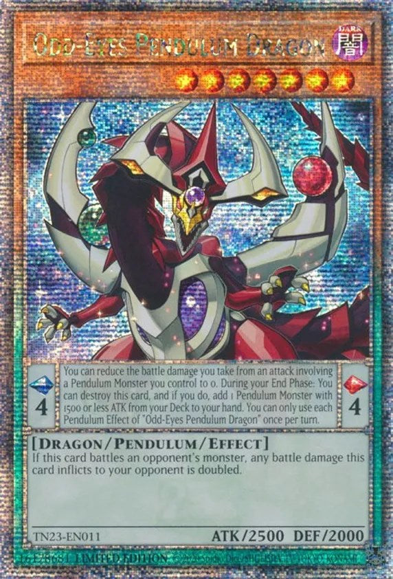 Odd-Eyes Pendulum Dragon [TN23-EN011] Quarter Century Secret Rare | Deep Dive Games St. Marys