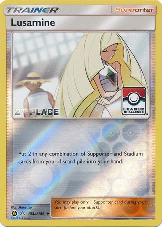 Lusamine (153a/156) (League Challenge Alt Art 2nd Place) [Sun & Moon: Ultra Prism] | Deep Dive Games St. Marys