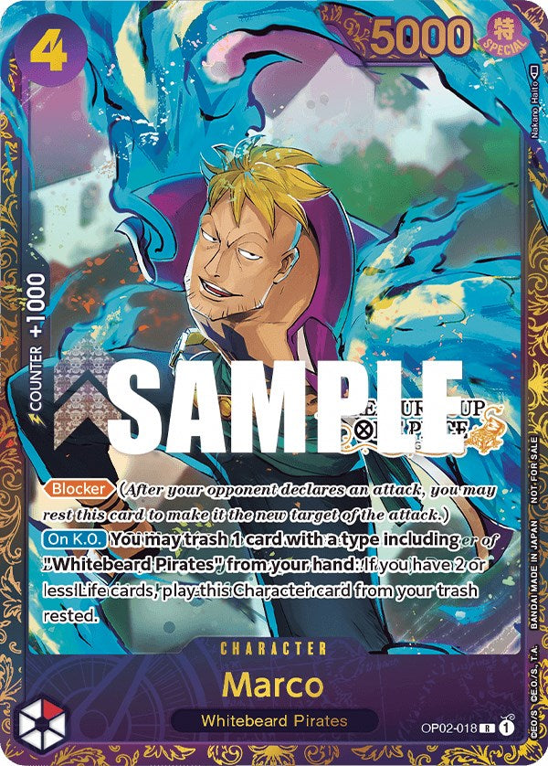 Marco (Treasure Cup) [One Piece Promotion Cards] | Deep Dive Games St. Marys