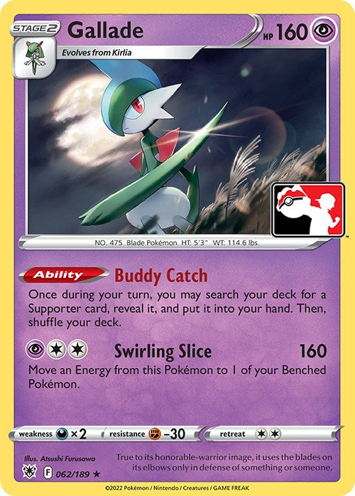 Gallade (062/189) [Prize Pack Series Three] | Deep Dive Games St. Marys