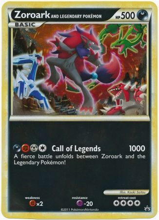 Zoroark and Legendary Pokemon (Jumbo Card) [Miscellaneous Cards] | Deep Dive Games St. Marys