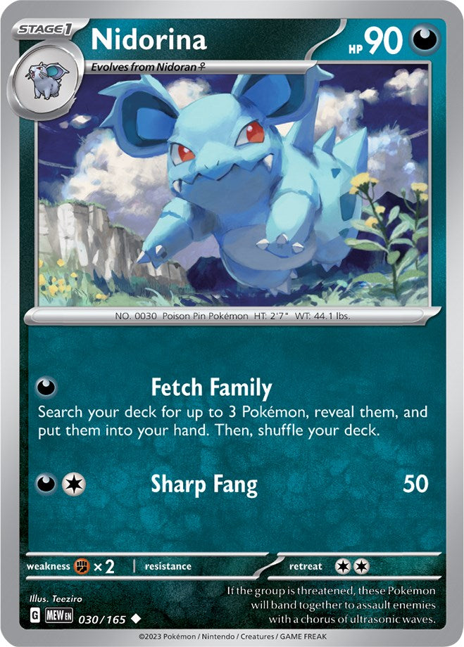 Nidorina (030/165) [Scarlet & Violet 151] | Deep Dive Games St. Marys