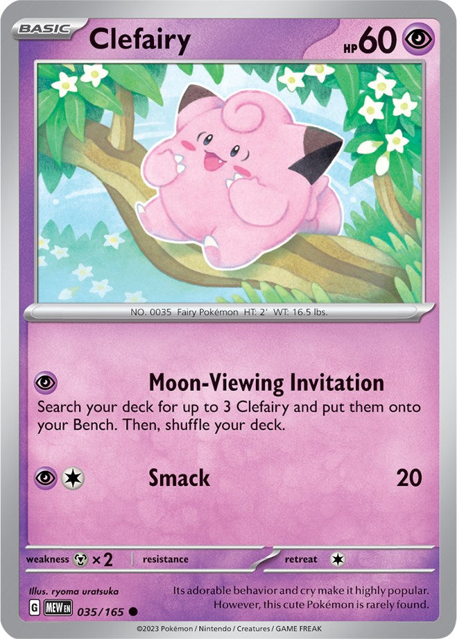 Clefairy (035/165) [Scarlet & Violet 151] | Deep Dive Games St. Marys