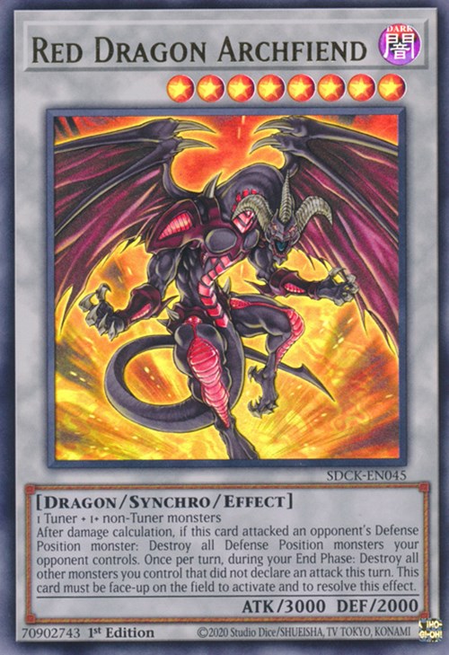 Red Dragon Archfiend [SDCK-EN045] Ultra Rare | Deep Dive Games St. Marys