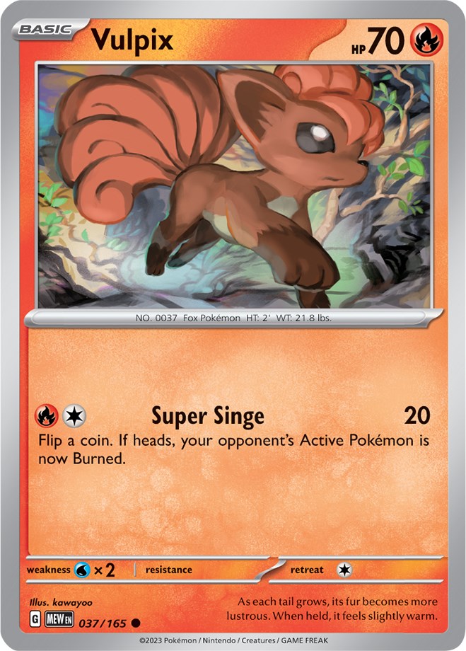 Vulpix (037/165) [Scarlet & Violet 151] | Deep Dive Games St. Marys