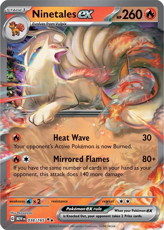 Ninetales ex (038/165) [Scarlet & Violet 151] | Deep Dive Games St. Marys