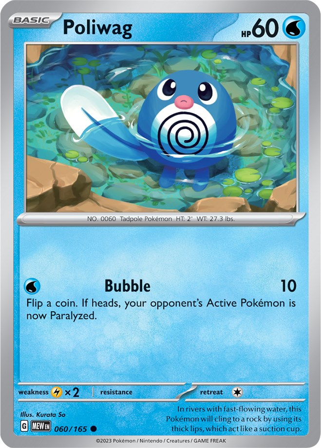 Poliwag (060/165) [Scarlet & Violet 151] | Deep Dive Games St. Marys