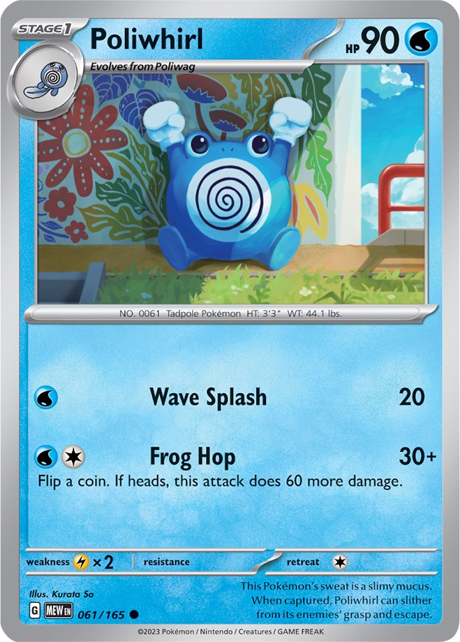 Poliwhirl (061/165) [Scarlet & Violet 151] | Deep Dive Games St. Marys