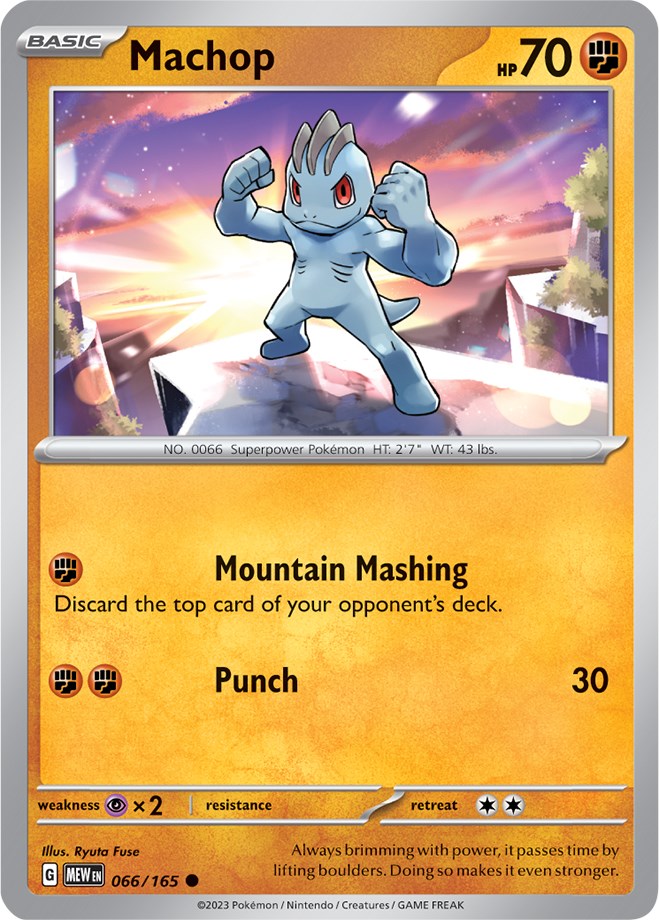 Machop (066/165) [Scarlet & Violet 151] | Deep Dive Games St. Marys