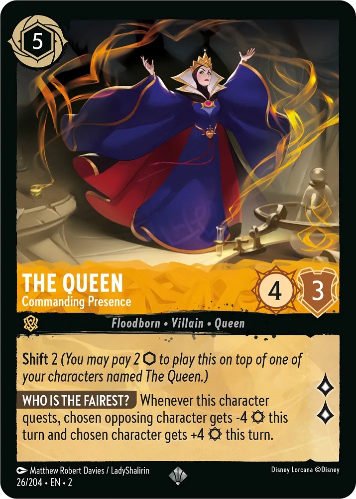 The Queen - Commanding Presence (26/204) [Rise of the Floodborn] | Deep Dive Games St. Marys