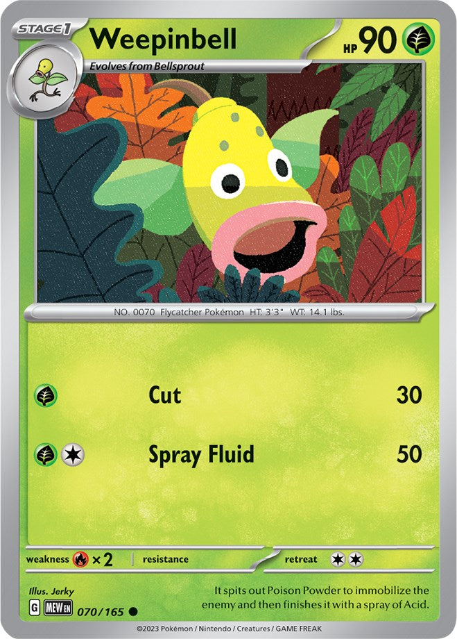 Weepinbell (070/165) [Scarlet & Violet 151] | Deep Dive Games St. Marys