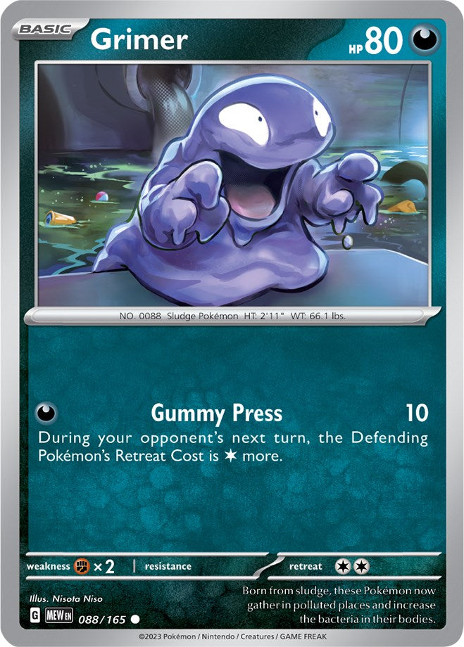 Grimer (088/165) [Scarlet & Violet 151] | Deep Dive Games St. Marys