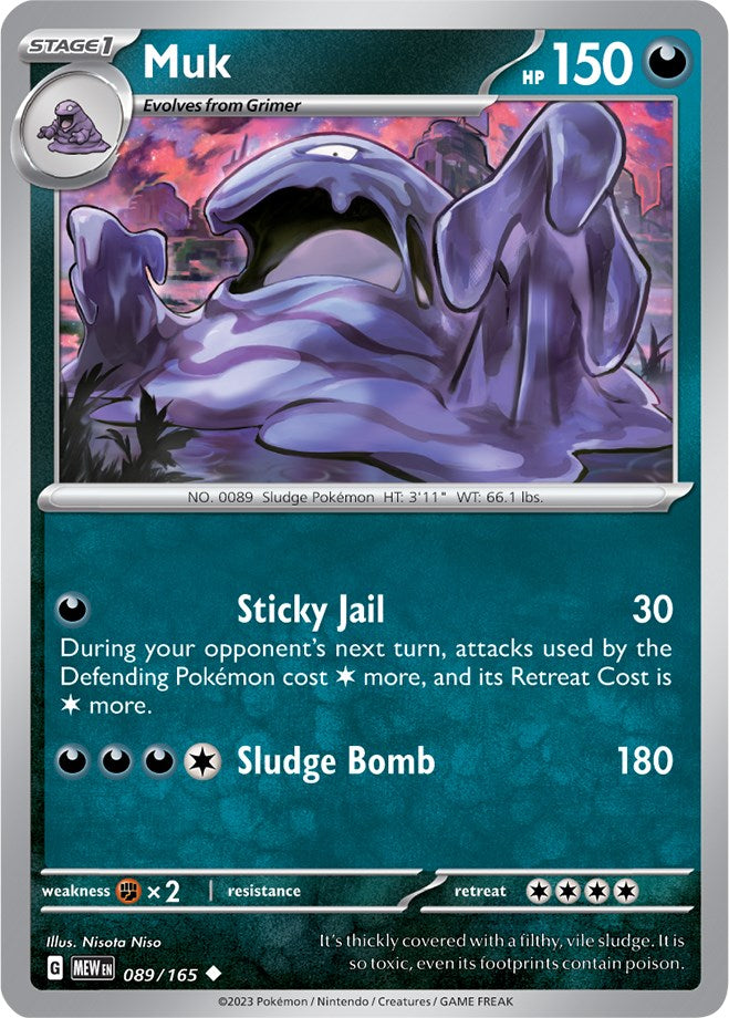 Muk (089/165) [Scarlet & Violet 151] | Deep Dive Games St. Marys