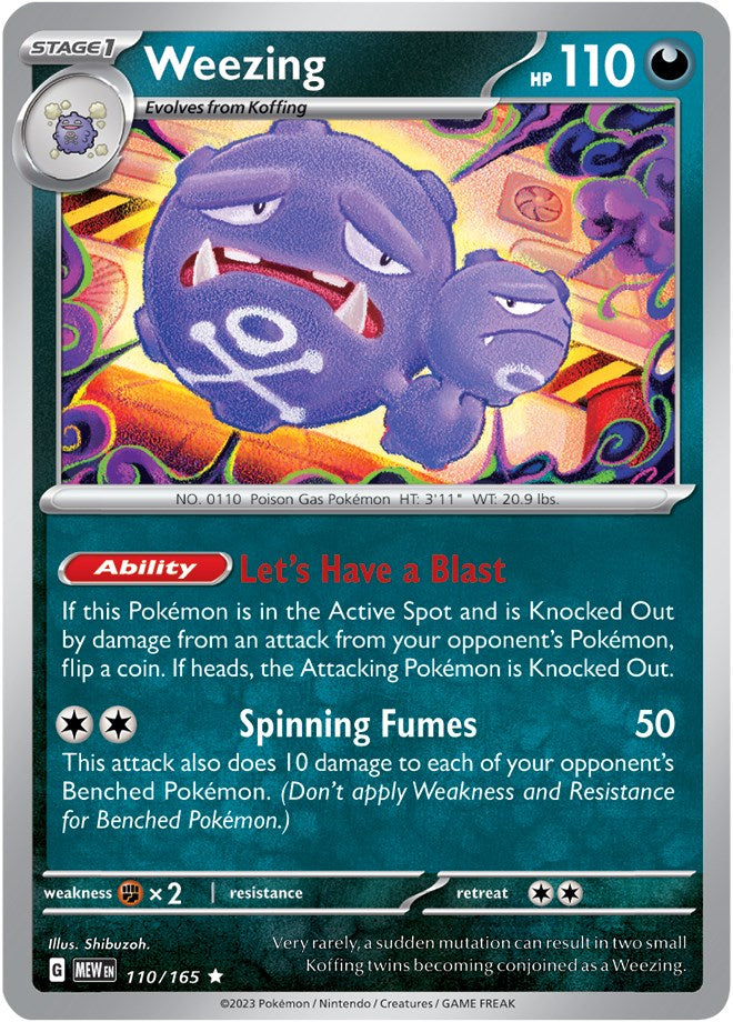 Weezing (110/165) [Scarlet & Violet 151] | Deep Dive Games St. Marys