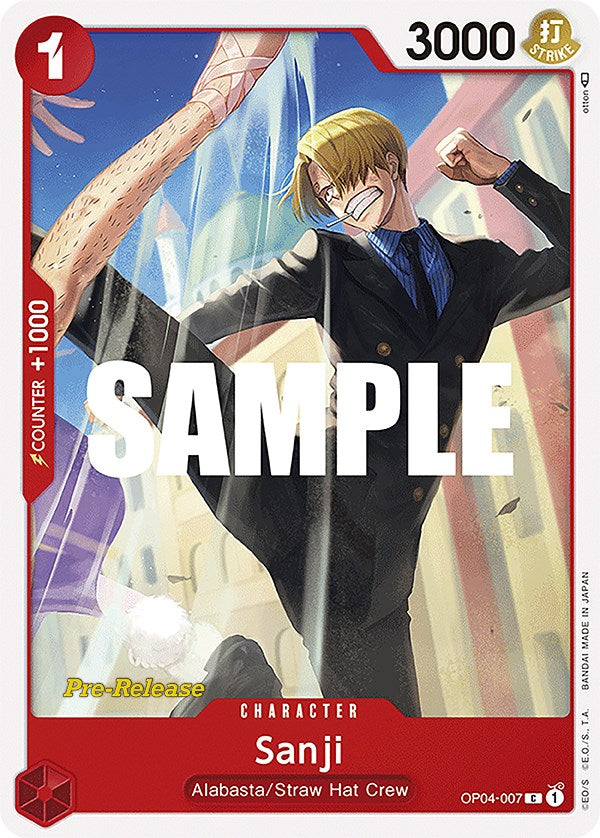 Sanji [Kingdoms of Intrigue Pre-Release Cards] | Deep Dive Games St. Marys