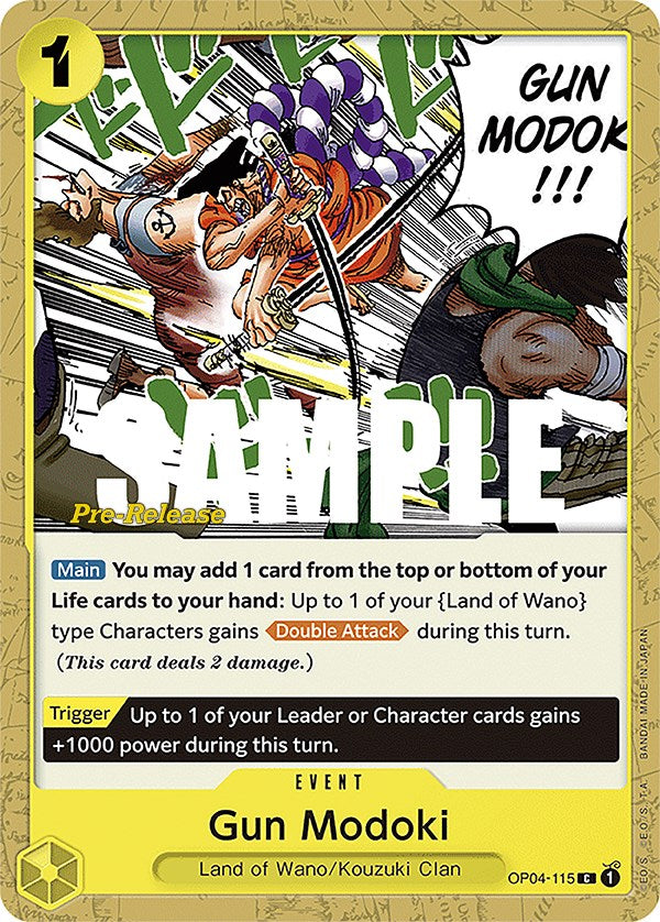 Gun Modoki [Kingdoms of Intrigue Pre-Release Cards] | Deep Dive Games St. Marys