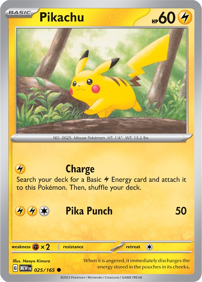 Pikachu (025/165) [Scarlet & Violet 151] | Deep Dive Games St. Marys