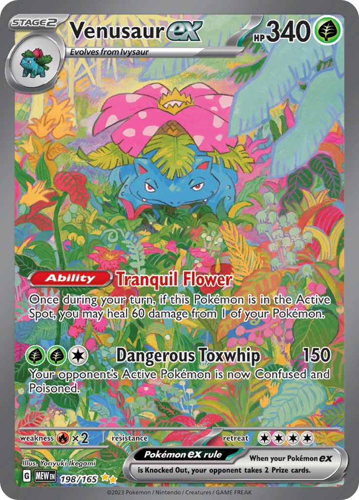 Venusaur ex (198/165) [Scarlet & Violet 151] | Deep Dive Games St. Marys