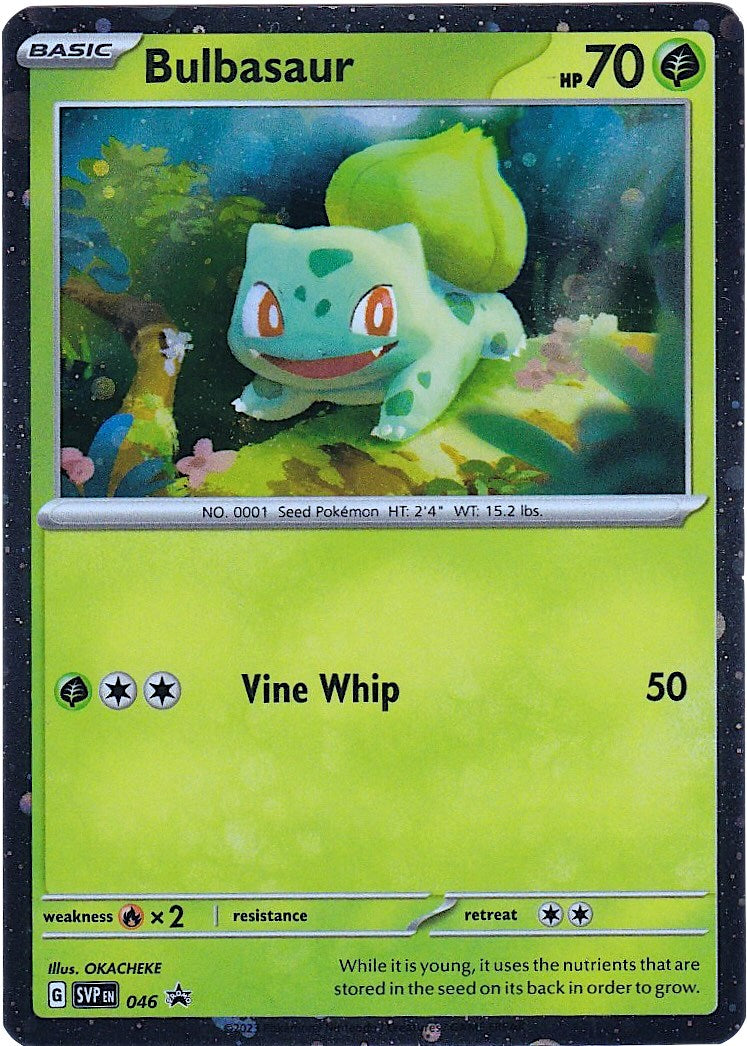 Bulbasaur (046) (Cosmos Holo) [Scarlet & Violet: Black Star Promos] | Deep Dive Games St. Marys