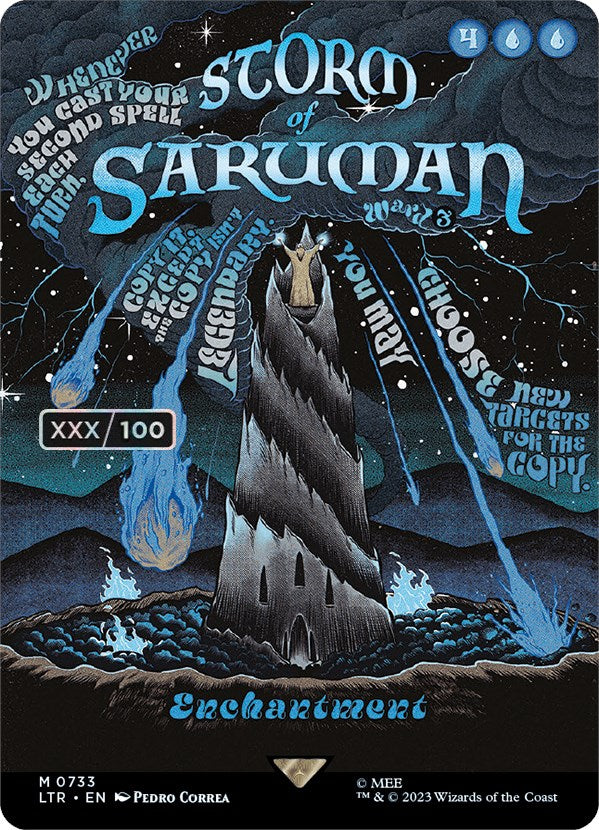 Storm of Saruman (Borderless Poster) (Serialized) [The Lord of the Rings: Tales of Middle-Earth] | Deep Dive Games St. Marys