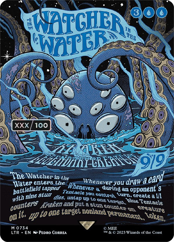 The Watcher in the Water (Borderless Poster) (Serialized) [The Lord of the Rings: Tales of Middle-Earth] | Deep Dive Games St. Marys