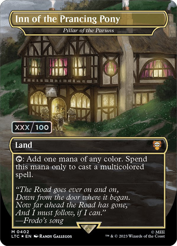 Inn of the Prancing Pony - Pillar of the Paruns (Serialized) [The Lord of the Rings: Tales of Middle-Earth Commander] | Deep Dive Games St. Marys