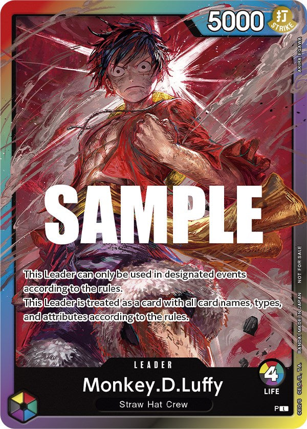 Monkey.D.Luffy (Leader Pack) (Sealed Battle 2023 Vol. 1) [One Piece Promotion Cards] | Deep Dive Games St. Marys