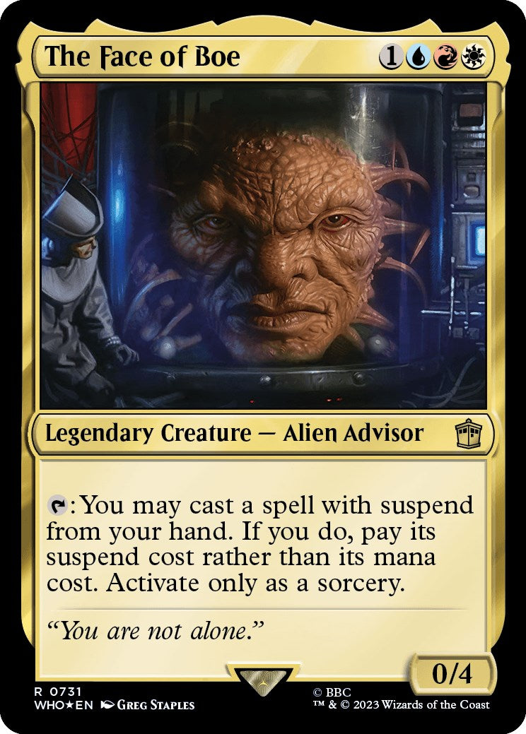 The Face of Boe (Surge Foil) [Doctor Who] | Deep Dive Games St. Marys