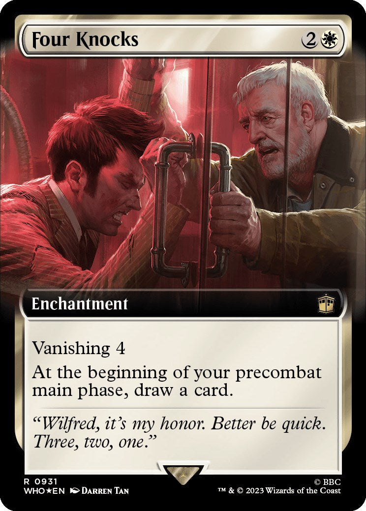 Four Knocks (Extended Art) (Surge Foil) [Doctor Who] | Deep Dive Games St. Marys