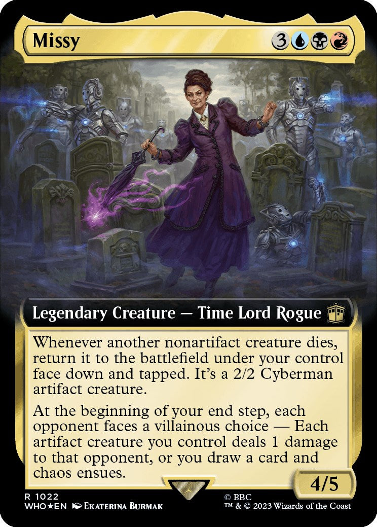 Missy (Extended Art) (Surge Foil) [Doctor Who] | Deep Dive Games St. Marys