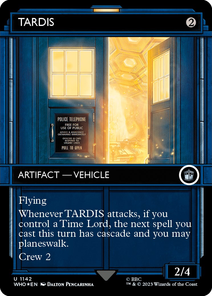 TARDIS (Showcase) (Surge Foil) [Doctor Who] | Deep Dive Games St. Marys