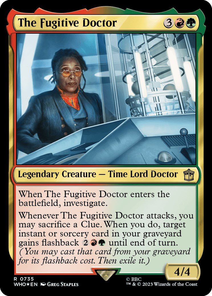 The Fugitive Doctor (Surge Foil) [Doctor Who] | Deep Dive Games St. Marys