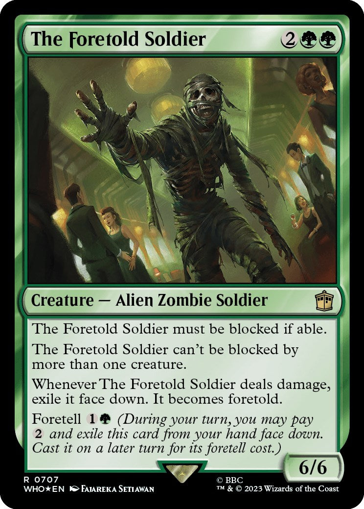 The Foretold Soldier (Surge Foil) [Doctor Who] | Deep Dive Games St. Marys