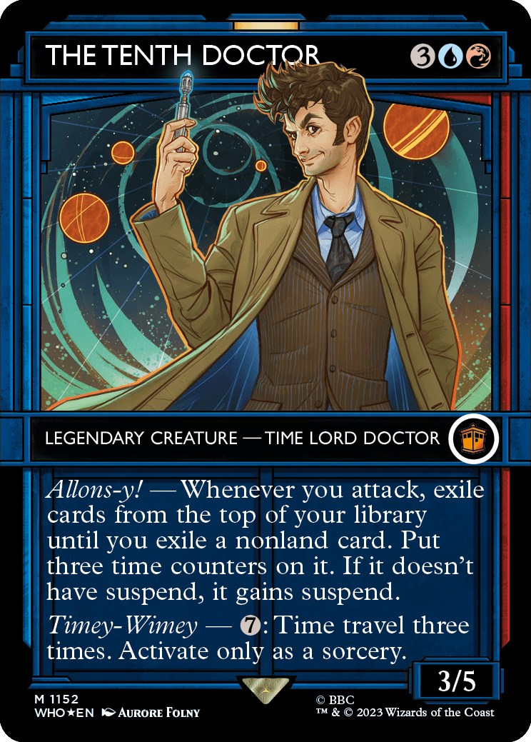 The Tenth Doctor (Showcase) (Surge Foil) [Doctor Who] | Deep Dive Games St. Marys