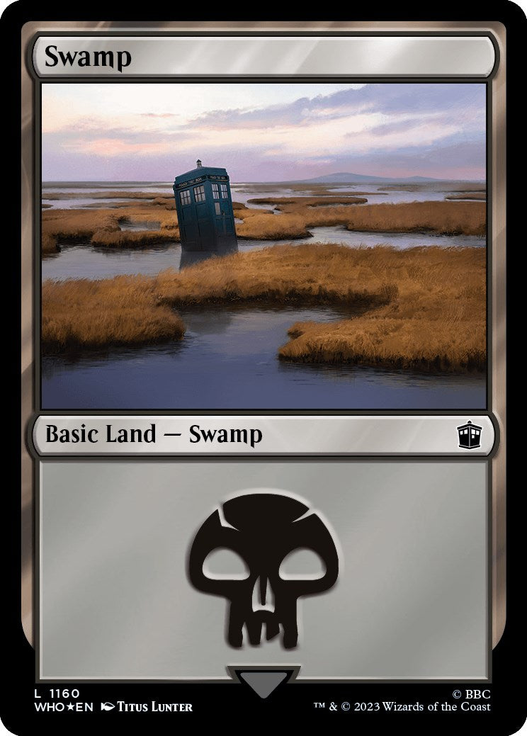 Swamp (1160) (Surge Foil) [Doctor Who] | Deep Dive Games St. Marys