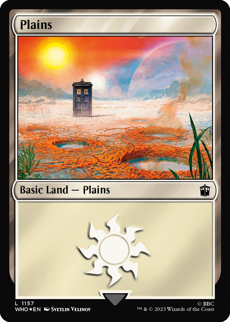 Plains (1157) (Surge Foil) [Doctor Who] | Deep Dive Games St. Marys